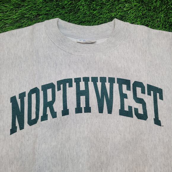 Vintage Champion Reverse Weave Northwest Missouri State Sweatshirt Mens S Crop - Picture 2 of 11